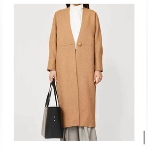 Behno Wool Overcoat in Camel
